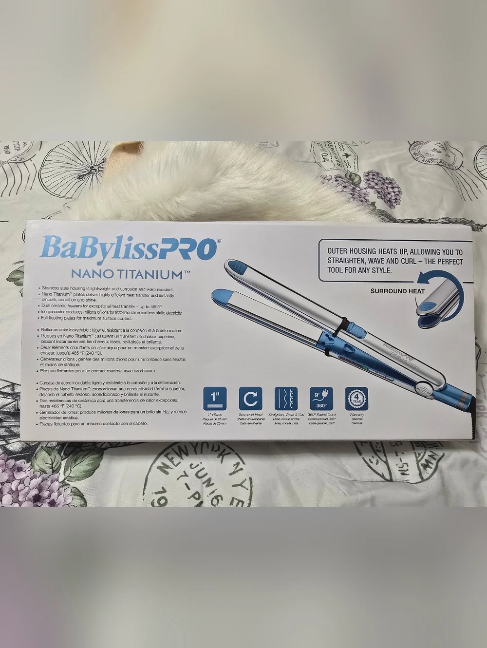 BaBylissPRO Nano Titanium 1" Metallic Blue Multi-Styler EUC - Picture 2 of 14